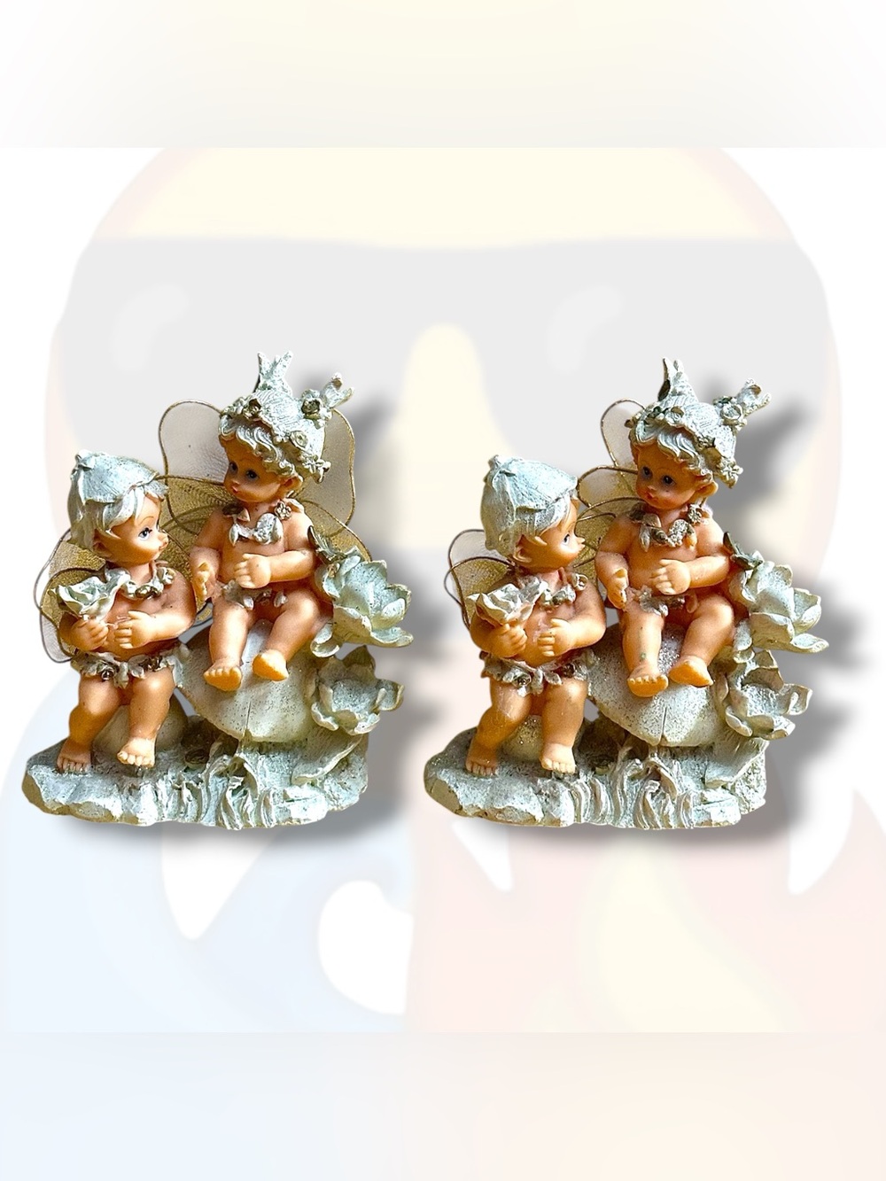 Vintage International TRC Co. Baby Cherubs Figurine Bundle